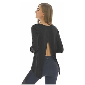 Long Sleeve Open Back t-shirt